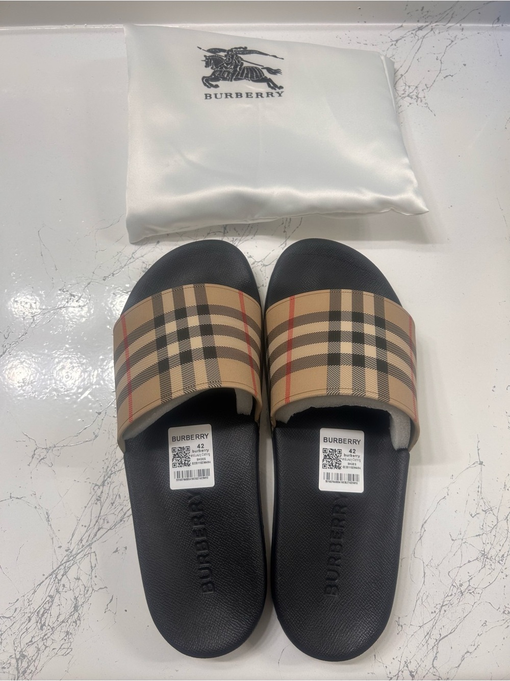 Brand new luxury slides size 8.5-9